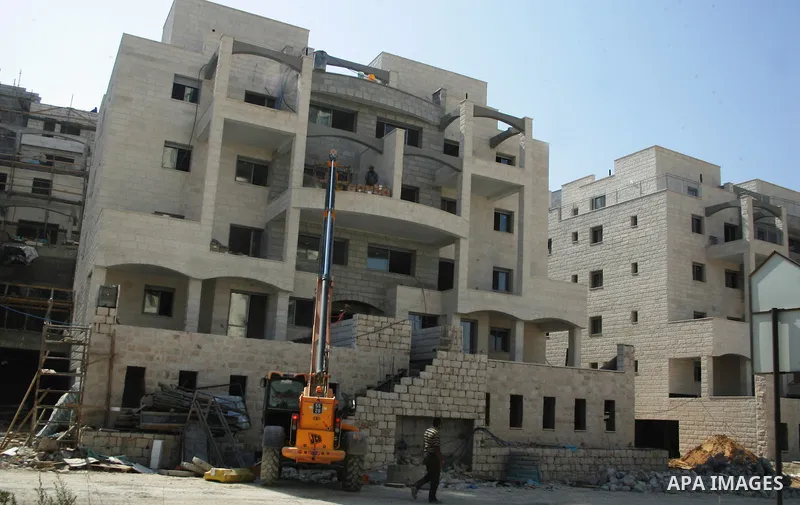 A part of jewish settlement of Harmoun Hanatsave near the Arab neighbourhood of Ras al-Amud in Jerusalem on July13,2011. Photo by Mahfouz Abu Turk