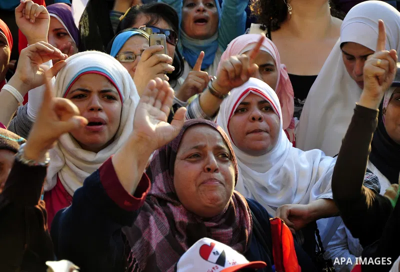 Egyptians are gathered at one of the Tharir square entrances where a sit-in is taking place, Cairo, Egypt, 12 July 2011. Egypt's military rulers on 12 July warned protesters against "harming public interests" after they...