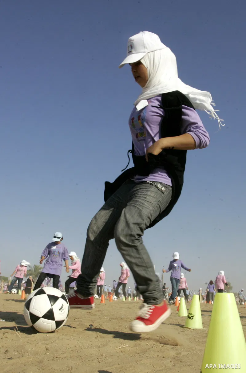 Palestinian children play with balls during summer camp activities supervised by the UN Relief and Works Agency (UNRWA) in Rafah in the southern Gaza Strip on July 14, 2011. Photo by Abed Rahim Khatib