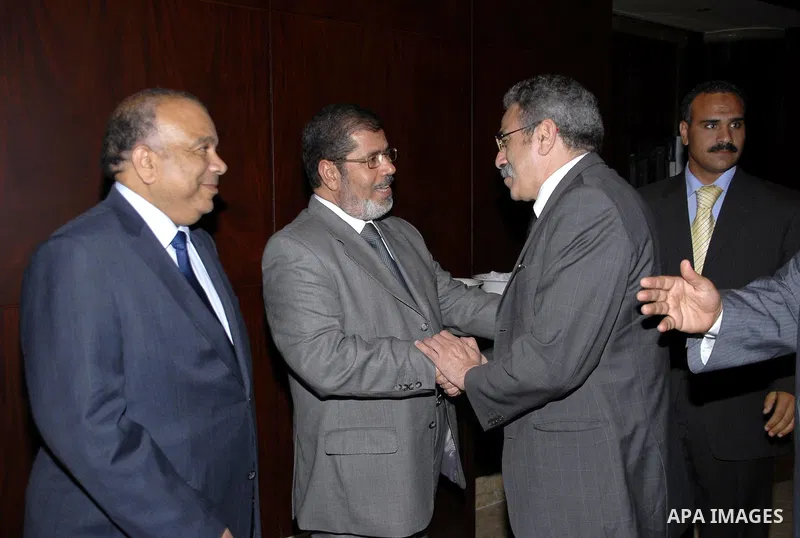 Members of Egypt's Muslim Brotherhood, the country's best organised movement take part in a celebration in Cairo on July 23, 2011, to celebrate the formation of a new party, the Freedom and Justice Party, to contest up t...