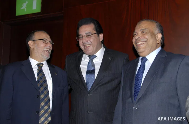 Members of Egypt's Muslim Brotherhood, the country's best organised movement take part in a celebration in Cairo on July 23, 2011, to celebrate the formation of a new party, the Freedom and Justice Party, to contest up t...