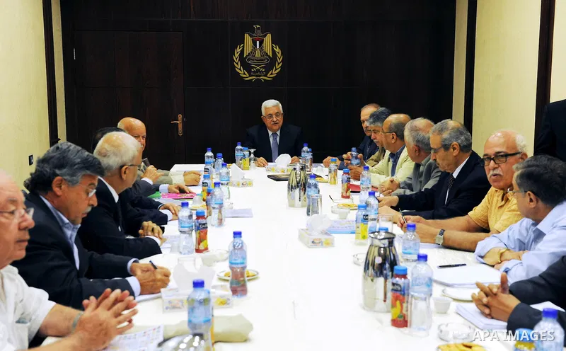 Palestinian President Mahmoud Abbas (Abu Mazen) during the Executive Committee meeting in the West Bank city of Ramallah on July 26, 2011. Photo by Photo by Mufeed Abu Hasnah.
