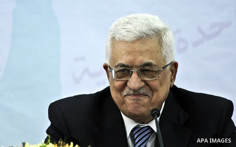 Palestinian President Mahmoud Abbas (Abbu Mazen) delivers speech in which he said the Palestinians will in September approach the UN Security Council to seek full membership in the global body on July 27, 2011, at a meet...