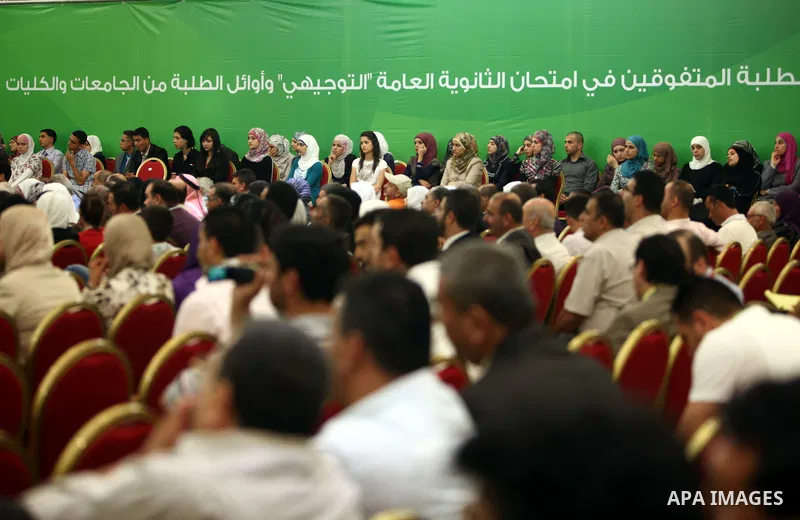 Palestinian Prime Minister, Salam Fayyad delivers speech at the honor student award ceremony in the West Bank city of Ramallah on July 28, 2011. Photo by Mustafa Abu Dayeh