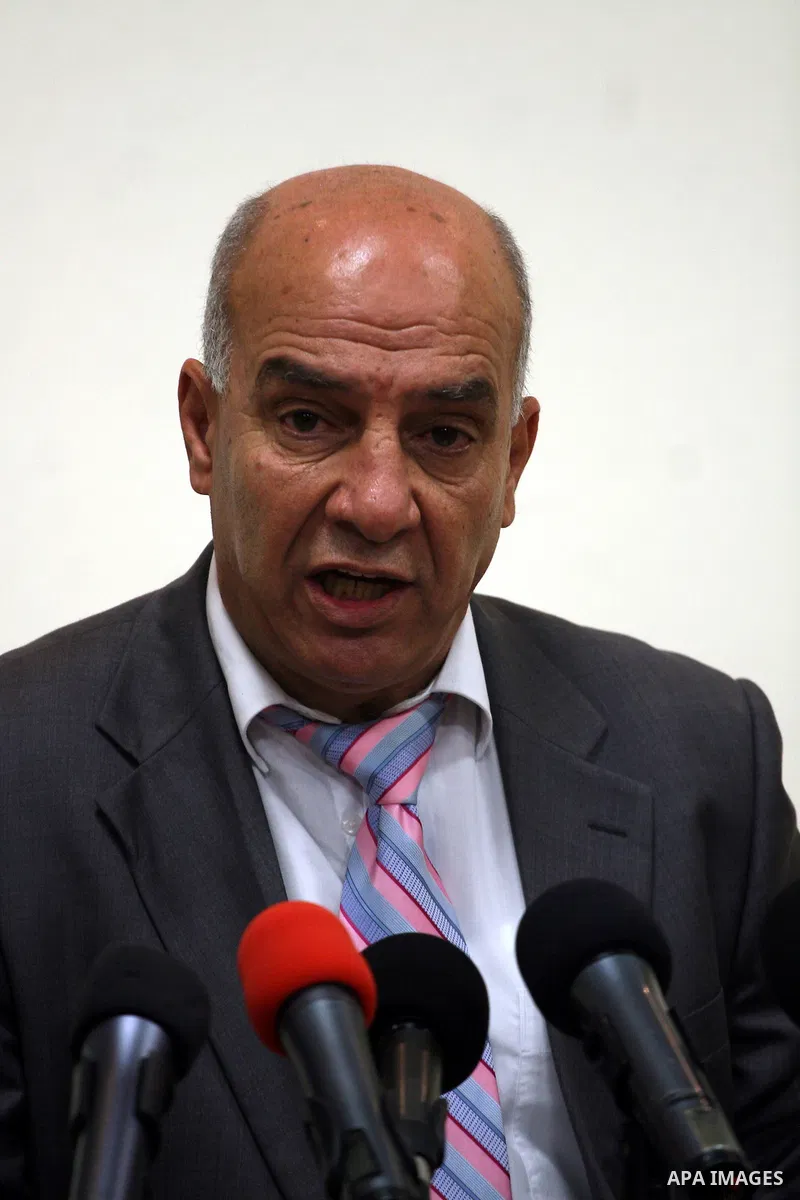 The Palestinian Spokesman security services, Adnan Al-Dameer delivers speech during a press conference, in the West Bank city of Ramallah on July 28, 2011. Photo by Issam Rimawi