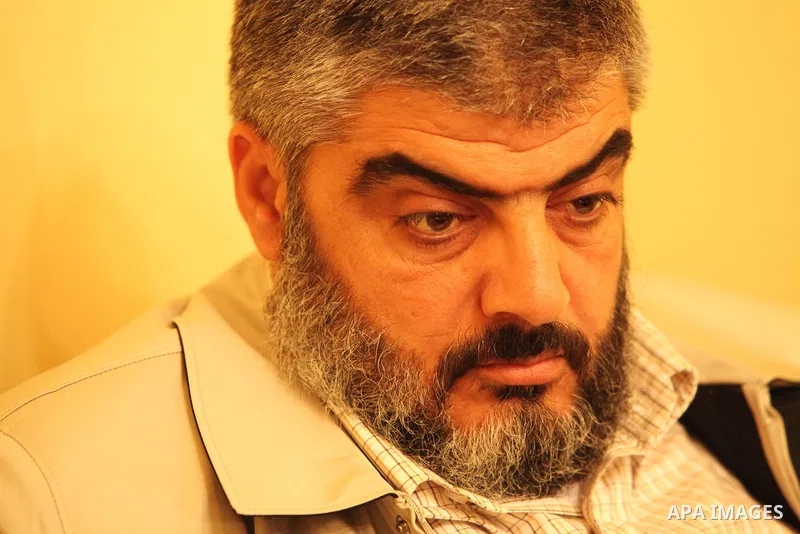 In this picture taken on May 7,2011 in Cairo shows Kamal al-Nayrab, secretary-general of the Gaza-based group the Popular Resistance Committees (PRC), al-Nayrab was killed in an Israeli airstrike with five Palestinians m...
