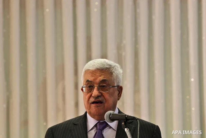 Palestinian President Mahmoud Abbas speaks during an event to mark Laylat al-Qadr in the West Bank city of Ramallah, August 27, 2011. Photo by Issam Rimawi
