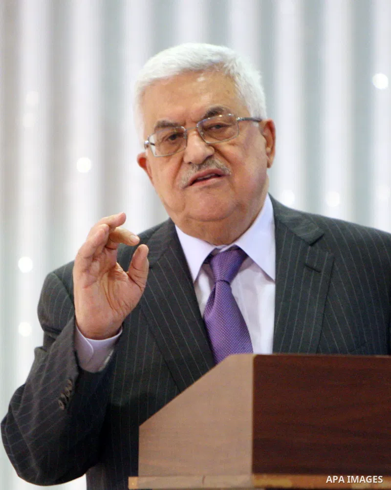 Palestinian President Mahmoud Abbas attends an event to mark Laylat al-Qadr in the West Bank city of Ramallah, August 27, 2011. Photo by Mufeed Abu Hasnah