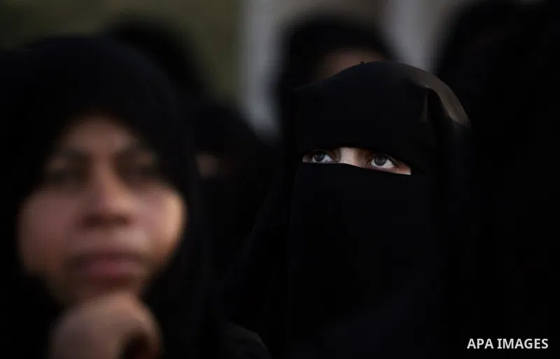 Palestinians attend an open air morning prayer to celebrate Eid al-Fitr in Khan Yunis town the southern Gaza Strip on August 30, 2011. The Palestinian Territories, along with other neighboring and Gulf states, announced...