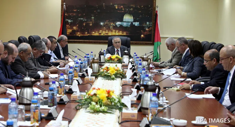 Palestinian Prime Minister, Salam Fayyad, during the Palestinian cabinet meeting chaired in the West Bank city of Ramallah on Sep. 4, 2011. Photo by Mustafa Abu Dayeh