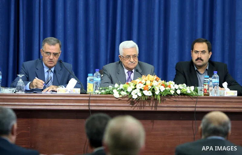 Palestinian President Mahmoud Abbas (Abu Mazen) during the Revolutionary Council meeting in the West Bank city of Ramallah on Sep. 4, 2011. Photo by Thaer Ganaim