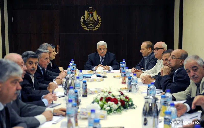 Palestinian President Mahmoud Abbas (Abu Mazen) during the Executive Committee meeting in the West Bank city of Ramallah on Sep. 8, 2011. Photo by Mufeed Abu Hasnah