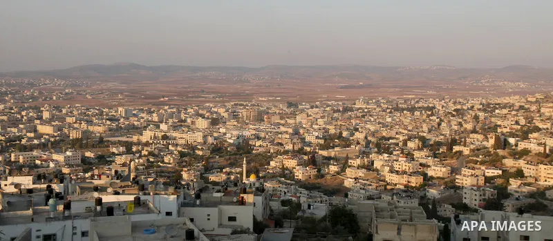A general view of the Jenin refugee camp Shows the Monuments, landscapes, Streets, alleys and lanes in the West Bank city of Jenin , on Sep. 12, 2011. Photo by Wagdi Eshtayah
