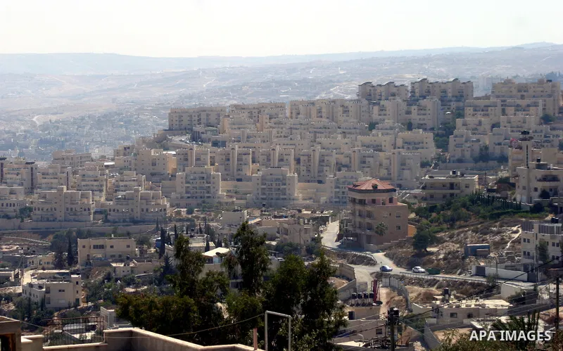 A picture shows a general view of the Jewish settlement of Har Homa in east Jerusalem on Sep. 15,2011. A diplomatic showdown looms at the United Nations this month when Palestinian President Mahmoud Abbas is expected to...