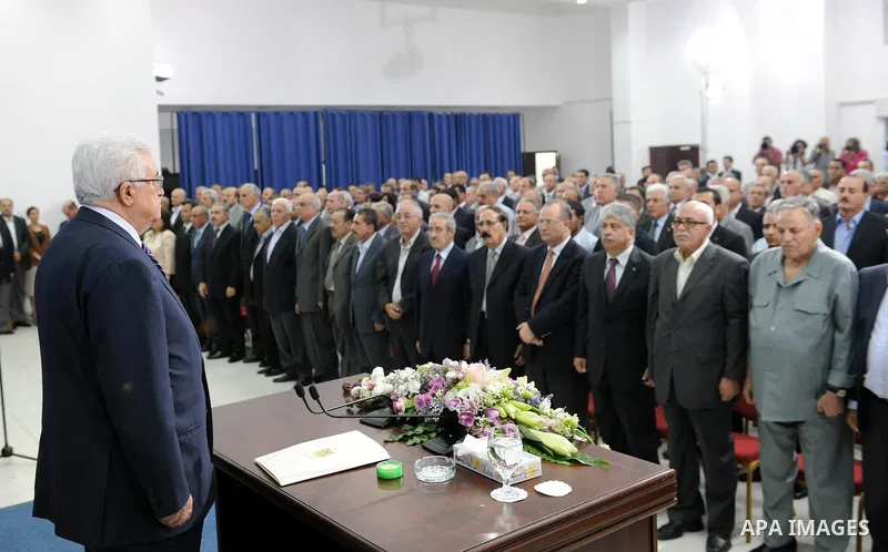 Palestinian President Mahmoud Abbas attends to speak about his bid for statehood recognition at the United Nations next week, during a televised speech in the West Bank city of Ramallah September 16, 2011. Abbas said on...