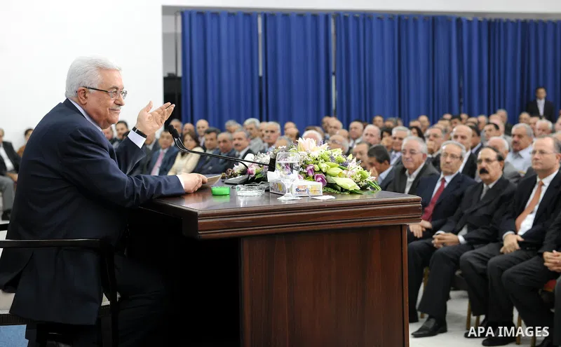 Palestinian President Mahmoud Abbas speaks about his bid for statehood recognition at the United Nations next week, during a televised speech in the West Bank city of Ramallah September 16, 2011. Abbas said on Friday he...