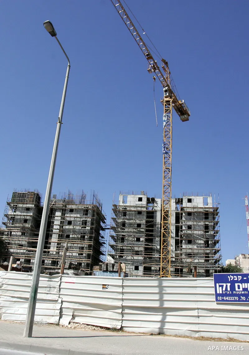 A construction site is seen in Gilo, a Jewish settlement that Israel erected on land it captured in the West Bank in a 1967 war and annexed unilaterally as part of its declared capital, Jerusalem Sep. 28, 2011. Israel on...