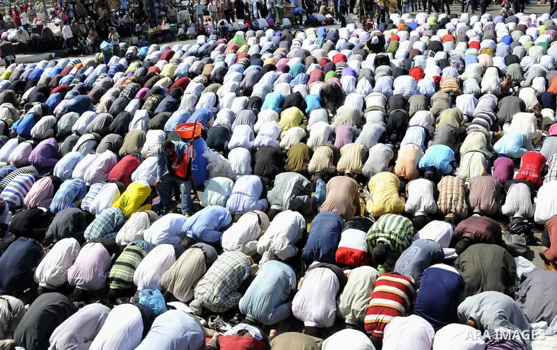 Egyptian demonstrators attend Friday prayers during a weekly protest in Tahrir Square, Cairo, Egypt, Friday, Oct. 7, 2011. Thousands of Egyptians protested Friday against the country's military rulers decision to retain...