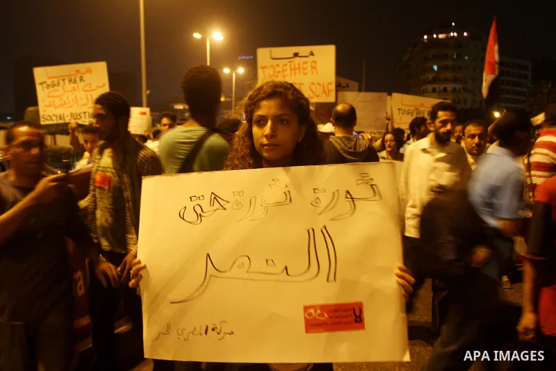 Nearly 3,000 Egyptian mourners gather in in Cairo's Tahrir Square on Oct.15, 2011, for a candlelight vigil in honor of Coptic Christians among 25 people killed in weekend clashes during a demonstration over an attack on...