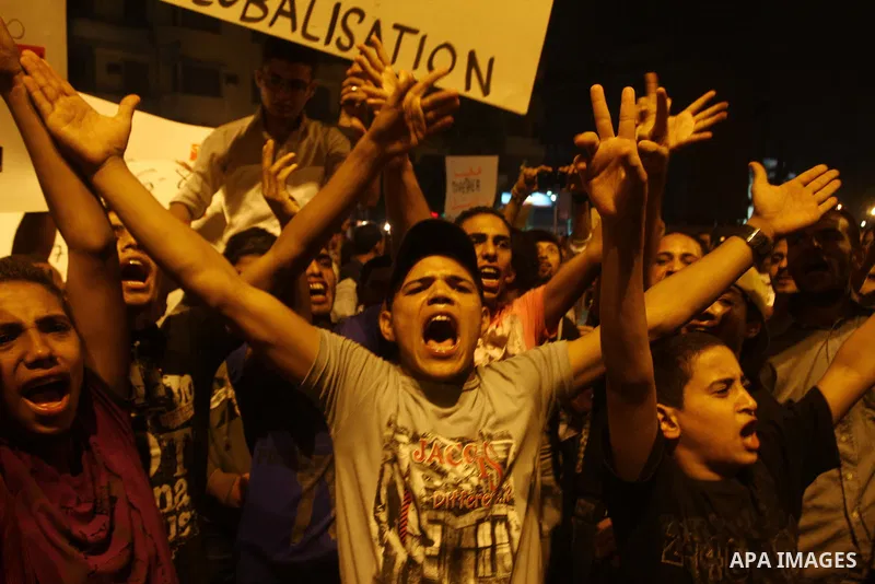 Nearly 3,000 Egyptian mourners gather in in Cairo's Tahrir Square on Oct.15, 2011, for a candlelight vigil in honor of Coptic Christians among 25 people killed in weekend clashes during a demonstration over an attack on...