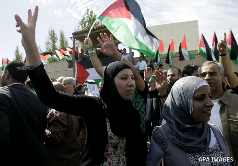 A released Palestinian prisoner is welcomed by relatives in the West Bank city of Ramallah, Tuesday, Oct. 18, 2011. Hamas agreed to release Israeli soldier Galit Schalit in exchange for 1,027 Palestinian prisoners, many...