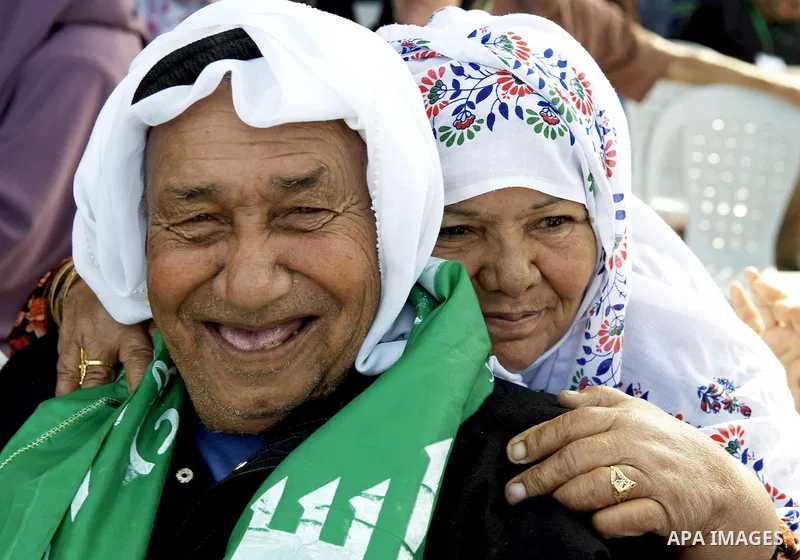 Palestinians celebrate the release of prisoners in Gaza Strip, Tuesday, Oct. 18, 2011. Hamas agreed to release Israeli soldier Galit Schalit in exchange for 1,027 Palestinian prisoners, many of them serving life sentence...