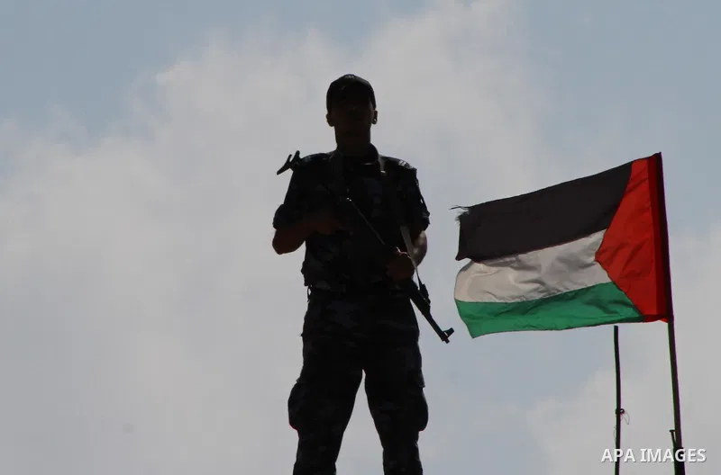 Hamas police officers demonstrate their skills during a ceremony in Gaza City in front of the media and Palestinian prisoners released in a recent swap between Hamas and Israel October 27, 2011. The Egyptian-brokered swa...