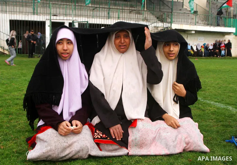 Palestinians attend Eid al-Adha prayers in Gaza city, Sunday, Nov. 6, 2011. Muslims worldwide celebrate Eid al-Adha, or the Feast of the Sacrifice by sacrificial killings of livestock to commemorate the religious story o...