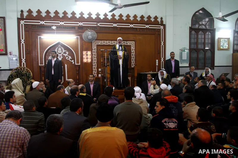 Palestinian prime minister in Gaza Strip, Ismail Haniya attends the prayers of Eid al-Adha celebrations in Gaza City, Sunday, Nov. 6, 2011. Muslims worldwide celebrate Eid al-Adha, or the Feast of the Sacrifice, by sacri...