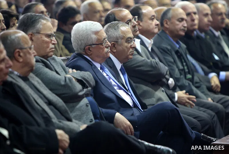 Palestinian leader Mahmud Abbas attends a celebration on November 16, 2011 in the West Bank city of Ramallah. The celebration was timed to mark seven years since the death of veteran leader Yasser Arafat and the 23rd ann...