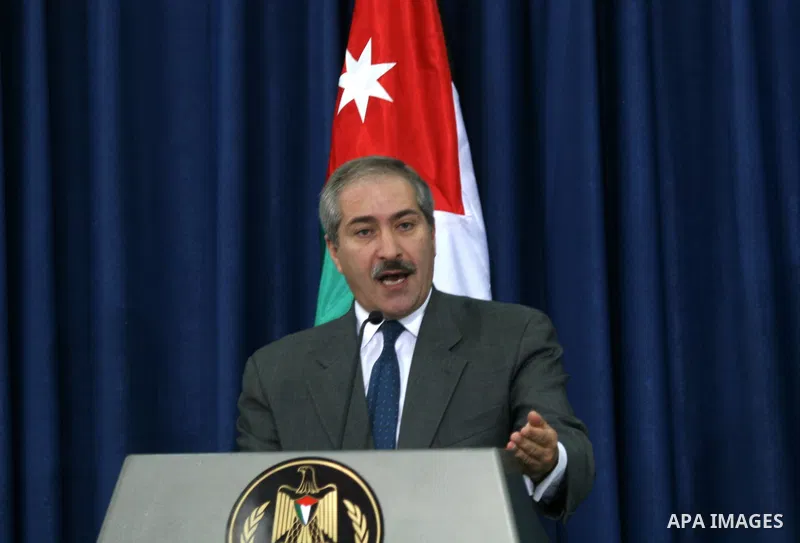 Jordanian Foreign Minister Nasser Judeh and his Palestinian counterpart Riyad al-Malki hold a news conference after the meeting of King Abdullah of Jordan with Palestinian President Mahmoud Abbas in the West Bank city of...