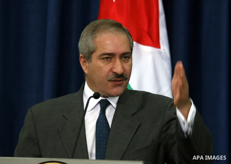 Jordanian Foreign Minister Nasser Judeh and his Palestinian counterpart Riyad al-Malki hold a news conference after the meeting of King Abdullah of Jordan with Palestinian President Mahmoud Abbas in the West Bank city of...