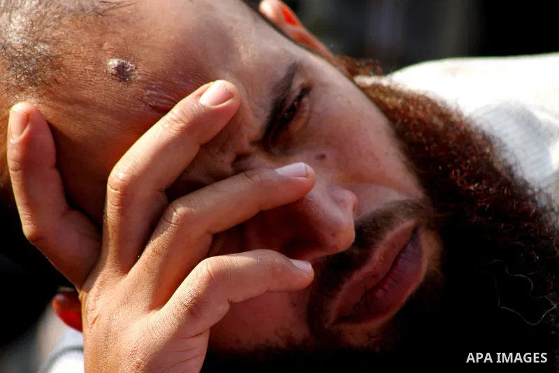 An Egyptian protester attends Friday prayers during a mass rally in Cairo's landmark Tahrir square on November 25, 2011 to demand an end to the military rule. The head of the military council tasked 79-year-old Kamal al-...