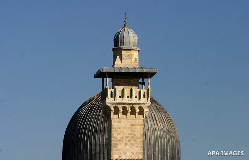 A wooden bridge leading to the Al Aqsa Mosque compound, known by the Jews as the Temple Mount is seen in Jerusalem's Old city, Monday, DEC. 01, 2011. An Israeli official says Prime Minister Benjamin Netanyahu has postpon...