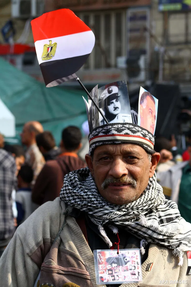 Egyptian protesters attend a demonstration in Tahrir Square, in Cairo, Egypt, Friday, Dec. 2, 2011. Islamists appear to have taken a strong majority of seats in the first round of Egypt's first parliamentary vote since H...