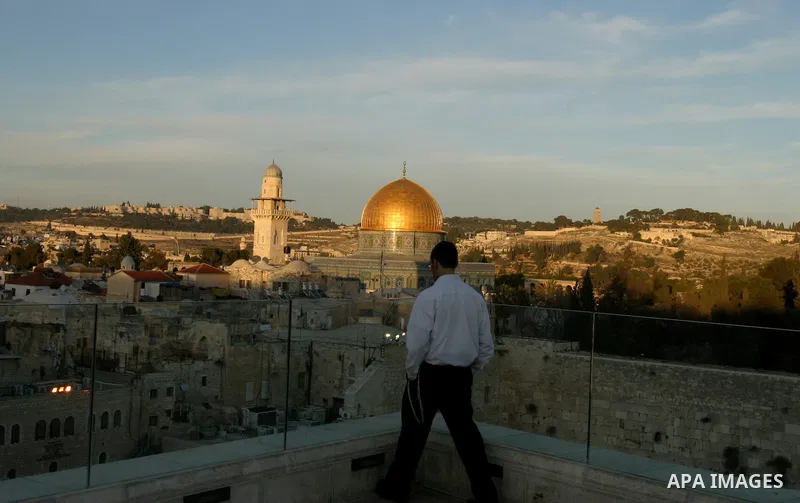 A general view shows the Mughrabi ramp leading from the plaza by the Western Wall to the Al-Aqsa Mosque compound in the old city of Jerusalem on Monday, Dec. 12, 2011. Israel on Monday closed the footbridge it deemed uns...