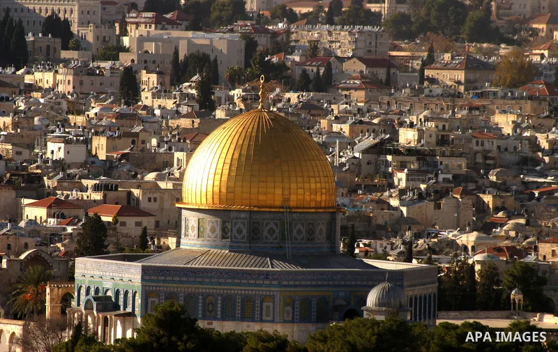General view overlooking east Jerusalem, Monday, Dec. 26, 2011. Palestinians were prepared to compromise over two of the toughest issues, Jerusalem and refugees, during peace talks in 2008. Photo by Mahfouz Abu Turk
