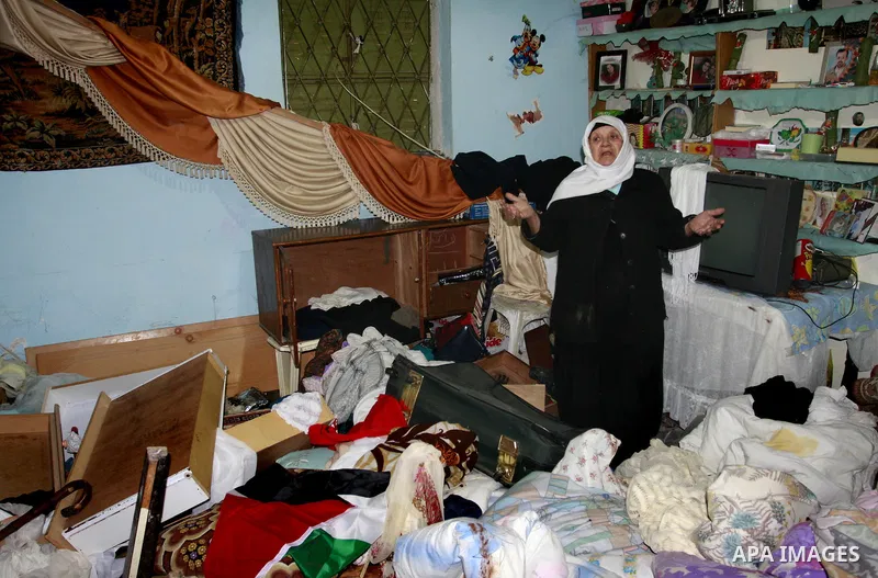 Palestinians inspect a house which was demolished by Israeli army in the occupied West Bank city of Nablus on Jan. 02, 2012 Photo by Wagdi Eshtayah. Photo by Wagdi Eshtayah