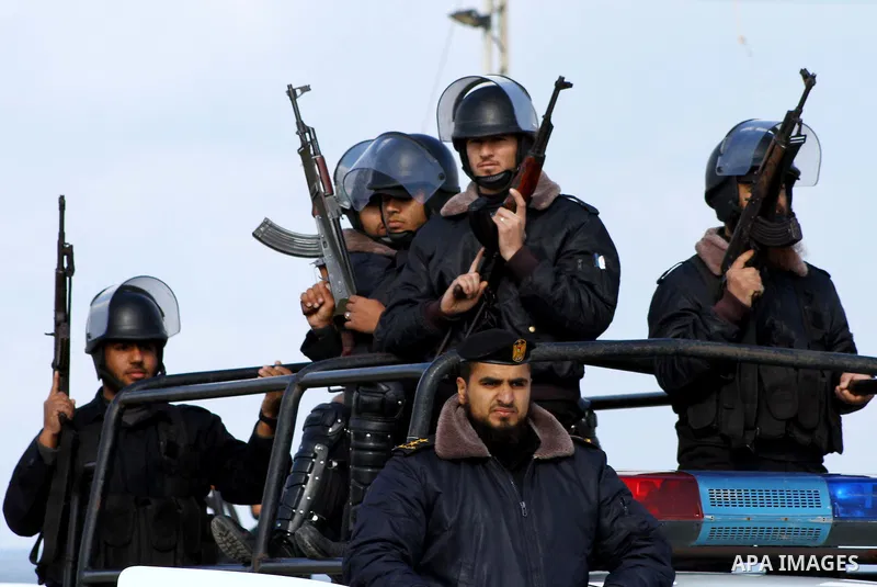 Palestinian members of Hamas security forces take part in a graduation ceremony for special security forces in Gaza City, Thursday, Jan. 19, 2012. Photo by Ashraf Amra