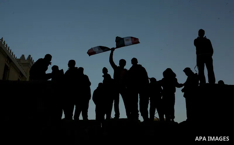 Egyptian demonstrators gather to celebrate the one year anniversary of the 25th January uprising at Tahrir square in Cairo, Egypt, 25 January 2012. One year earlier the same day Egyptians started an uprising which result...