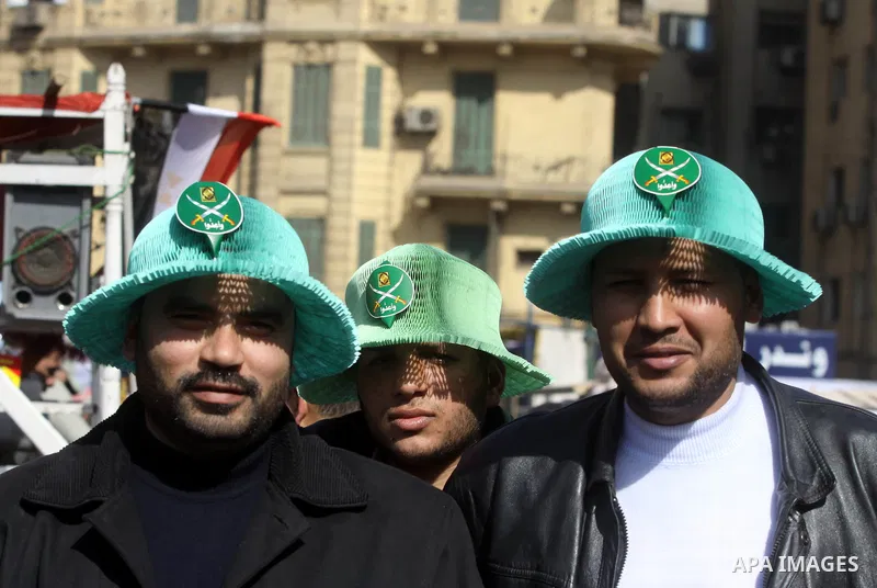 Egyptian demonstrators gather to celebrate the one year anniversary of the 25th January uprising at Tahrir square in Cairo, Egypt, 25 January 2012. One year earlier the same day Egyptians started an uprising which result...