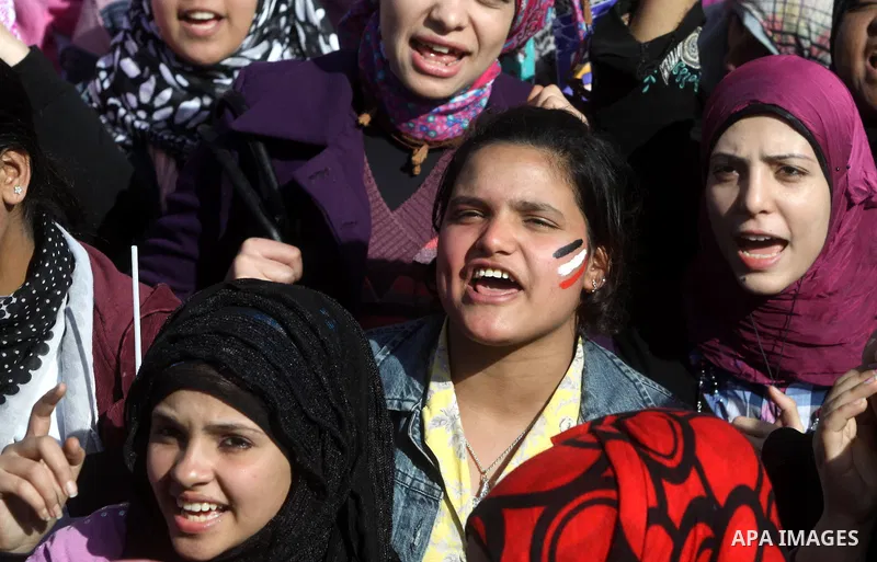 Demonstrators take part in a protest at Tahrir square in Cairo January 26, 2012. Scores of Egyptian youth protesters marking the one-year anniversary of the uprising that ousted Hosni Mubarak bedded down in Tahrir Square...