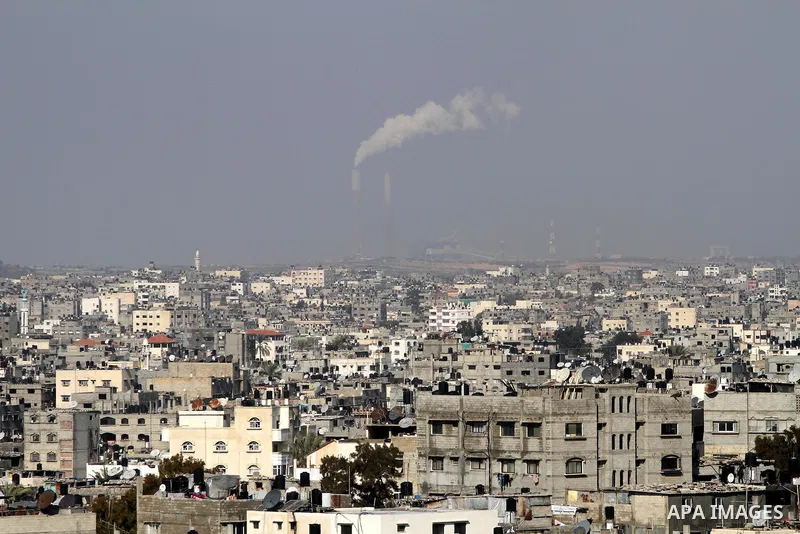 A general view to the northern in Gaza City, on Feb. 02, 2012. Photo by Mohammed Asad