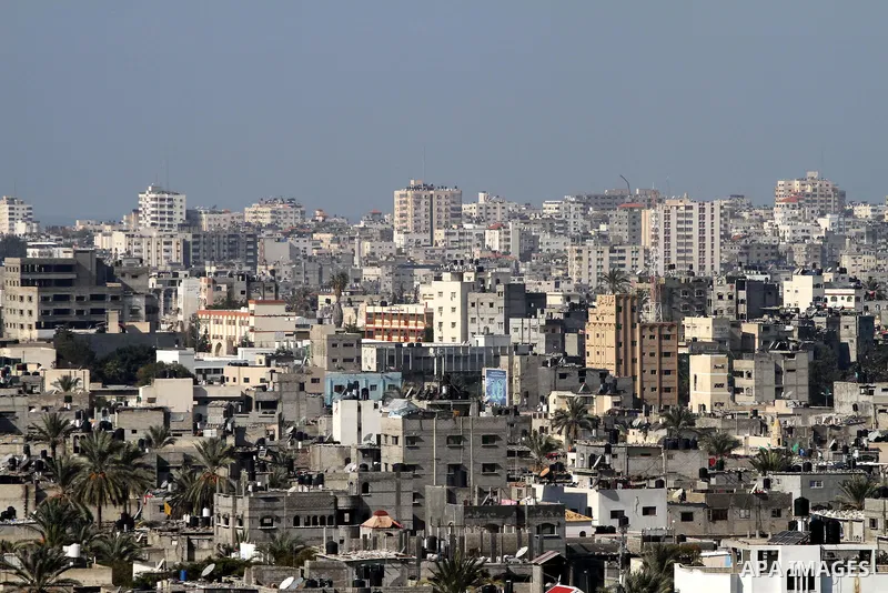 A general view to the northern in Gaza City, on Feb. 02, 2012. Photo by Mohammed Asad
