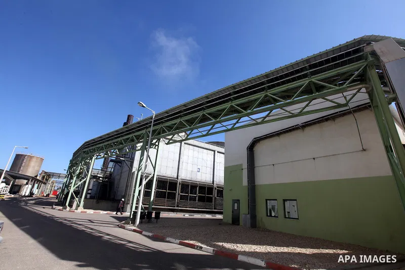 the power plant that generates electricity in Al-Nusirat in the central Gaza Strip, on 11 February 2012. The Gaza Energy Authority announced on 09 February that if fuel doesn't enter the coastal enclave within 72 hours t...