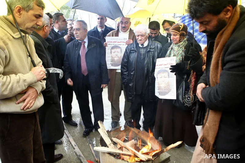 Palestinian Prime Minister, Salam Fayyad, visits protest tent Khader Adnan, 33, a jailed senior member of Islamic Jihad who has been on hunger strike for nearly 60 days days as they called for the release of Palestinian...