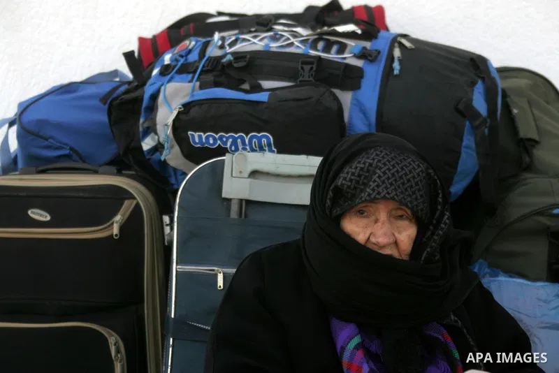 Palestinians wait to cross the Rafah border crossing in the southern Gaza Strip into Egypt on Feb. 22, 2012. Maher Abu Sabha, Director General of the crossings in the Gaza government resign from office an Interior Minist...