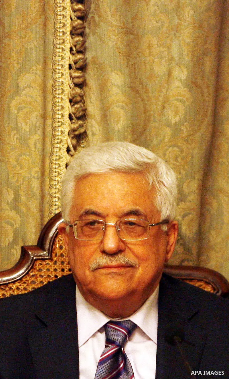 Palestinian President Mahmoud Abbas, during a meeting between Fatah and Hamas in Cairo, Egypt, 23 February 2012. According to media reports, the leaders of the Palestinian movements Hamas and Fatah were visiting Egypt fo...