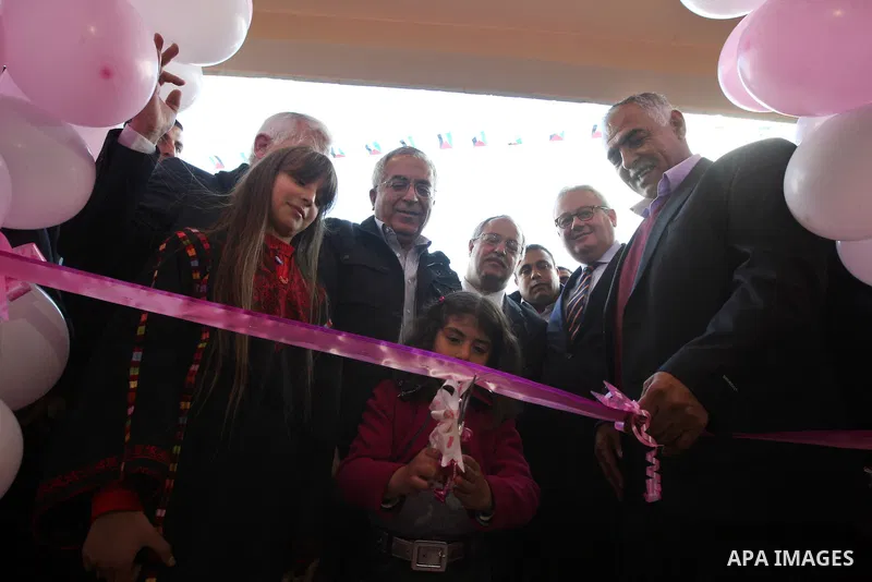 Palestinian Prime Minister Salam Fayyad, during openning projects in the West Bank City of hebron, on March.17, 2012. Photo by Mustafa Abu Dayeh