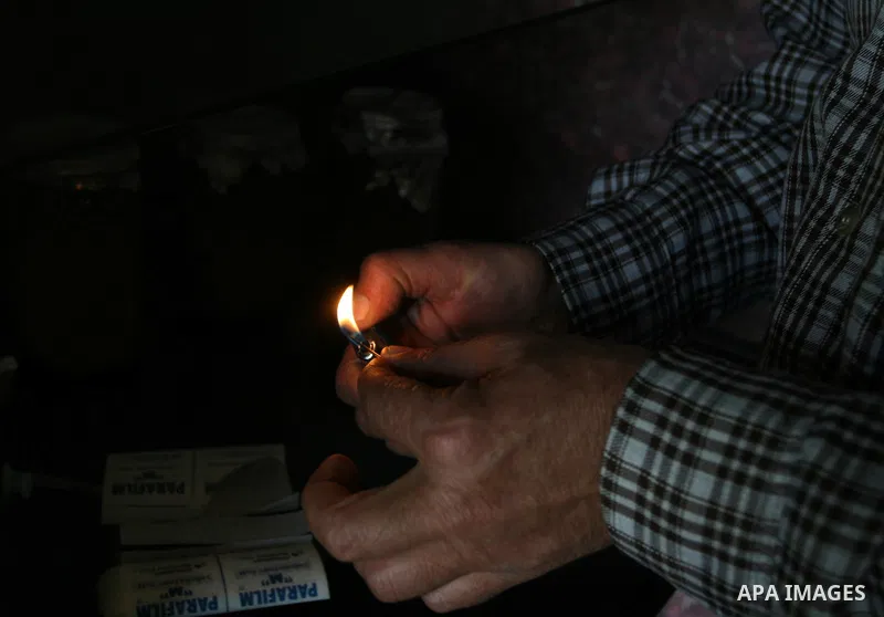 A Palestinian Radi Osman, work at a mushroom plantation production in West Bank city of Ramallah, on March 24, 2012. Photo by Issam Rimawi